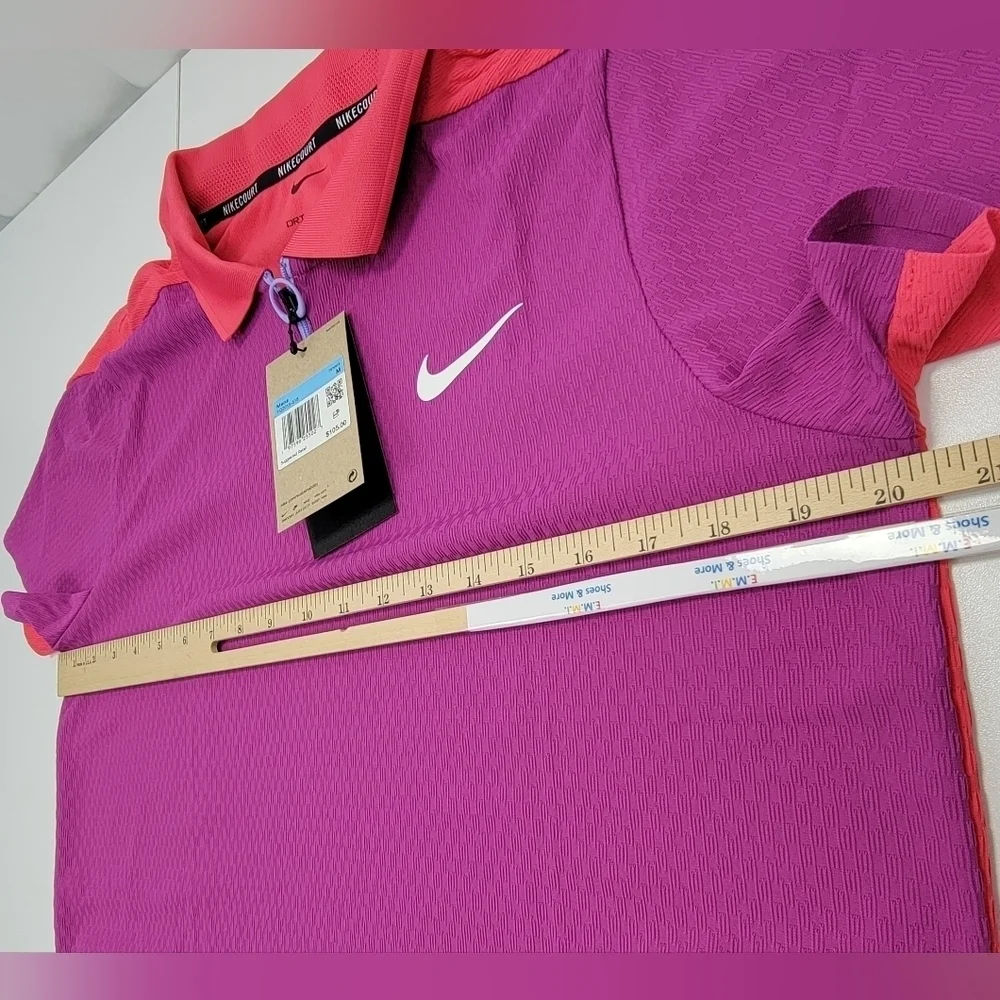 Nike Advantage Slam Polo Shirt Dri-FIT Mens Size M FQ2015-518 Fuchsia New $105